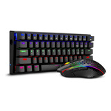 Combo T-dagger Main Force Black -teclado 60%+ Mouse- Español Negro Negro