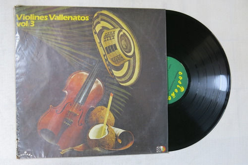 Vinyl Vinilo Lp Acetato Violines Vallenatos Vol 3