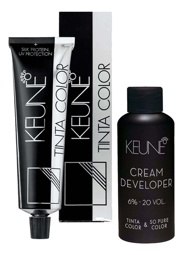 Tinta Color Keune 60ml + Ox Cream Dev 6% 20vol 60ml