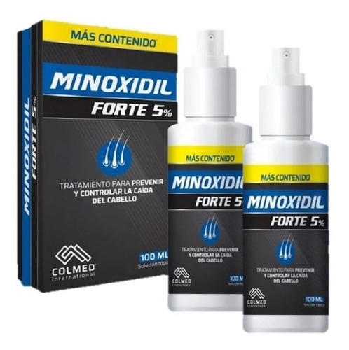 Pack Minoxidil Forte 5% Colmed - g a $545