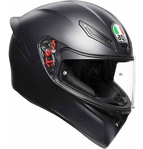 Casco De Moto Agv Unisex-adulto Integral K-1 (negro Mate, Me