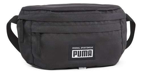 Cangurera Puma Waist Bag Negro 633-47 Diseño De La Tela Liso