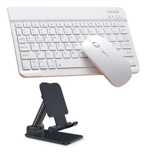 Foldable Cell Phone Support Kit Bluetooth Keyboard And Mouse
