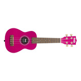 Ukelele Soprano Ukadelic By Kala Uk-solid Colors Pink-purple