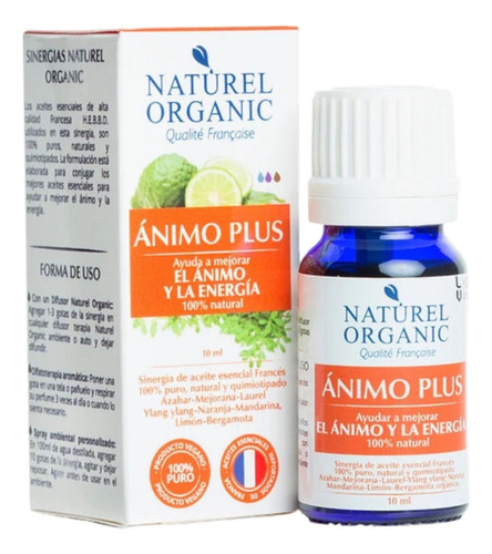 Sinergia Ánimo Y Energia Naturel Organic Aromaterapia