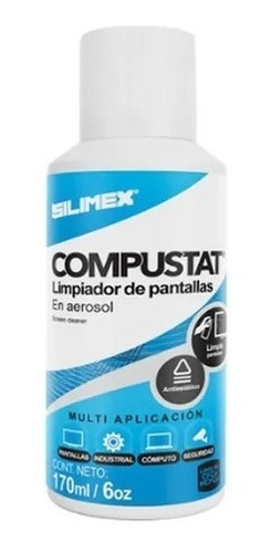 Silimex Compustat Limpiador De Pantallas, 170ml