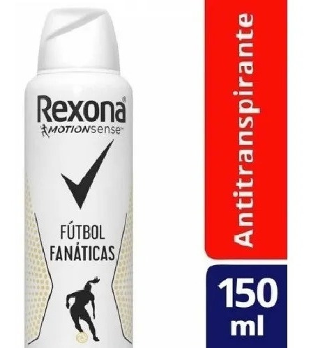 Desodorante Rexona Mujer Futbol Fanaticas 48hs X 150 Ml