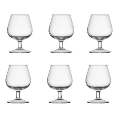 6 Copas Cognac Degustación 250 Ml 8 Oz | Meses sin interés