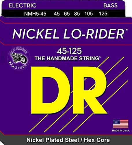 Cuerdas Dr Nickel Lo-rider - Nickel Plateado Hex Core 5 Stri