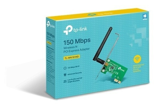 Placa De Red Wifi Pci-e Tp Link Tl-wn781nd 150mbps Pc