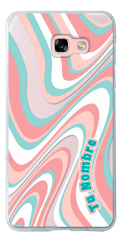 Funda Para Galaxy Para Mujer Curvas Rosas Con Tu Nombre