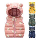 Chaqueta Parka Sin Mangas Capucha Niño Niña Bebe/maryshopcl