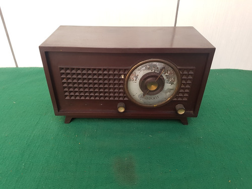 Radio Valvulado Baquelite Standard Eletric Antigo 
