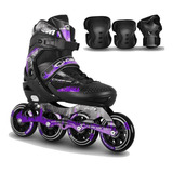 Combo Patines Canariam Roller Team + Kit De Protección C4