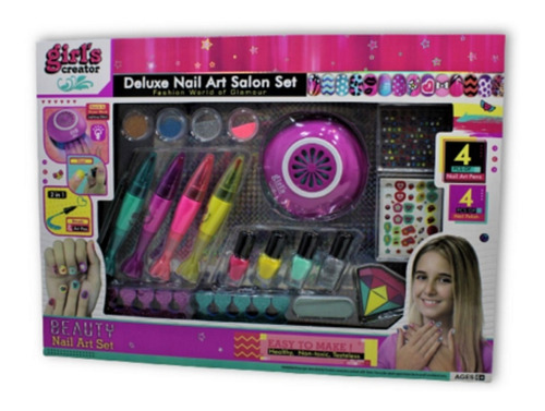 Set/kit Belleza Uñas Manicure Bolígrafos Arte Juguete Niñas.