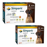 Simparic 120mg Cães 40 A 60kg 3 Comprimidos - Combo 2 Caixas