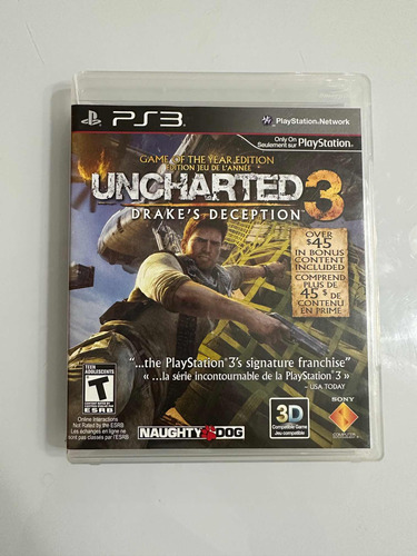 Uncharted 3 Playstation 3