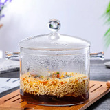 Bowl Recipiente Cristal Olla Tazon Fideos Resistente Calor