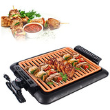 Parrilla Bbq Eléctrica 1000w Sin Humo Para Interior/exterior