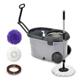 Balde Perfect Mop Pro 360 Inox C/3 Refis