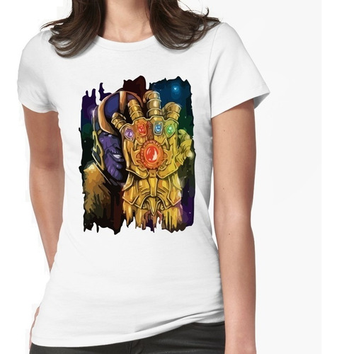 Padrisima Original Camiseta Guante Gemas Del Infinito Thanos
