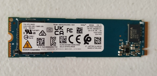 Disco Ssd 256gb Nvme Kbg50znv256g Bg5 Laptops Hp 14-dq2521la