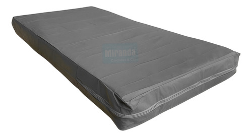 Capa Para Colchão Berço Mini Cama Impermeável Cinza