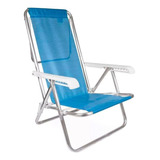 Cadeira De Praia/ Piscina 8 Posições Alumínio