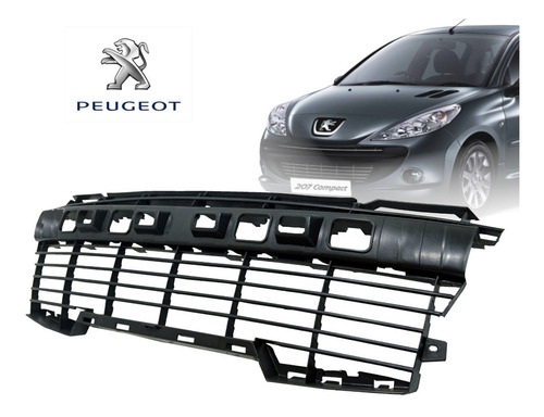 Parrilla O Rejilla De Radiador Para Peugeot 207 Foto 2