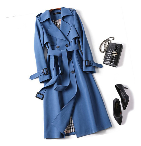 Gift The New Women's Stylish Button-down Trench Coat