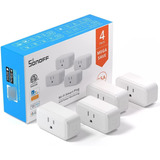 Enchufe Inteligente Wifi Sonoff 15a Monitoreo De Energía X 4