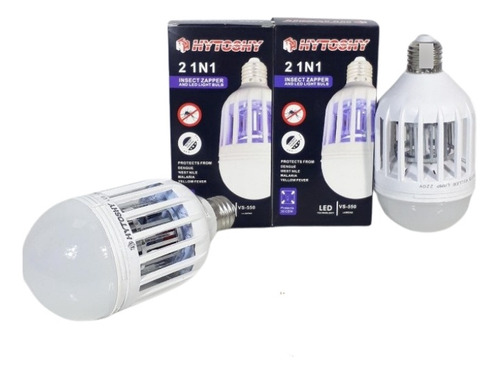 Lámpara Led 12w Mata Moscas Mosquitos E27 Unica: ¡bienestar!