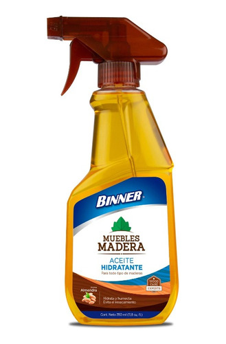 Aceite Hidratante Muebles Madera 350ml Binner