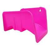 Suporte Rosa Pink Plástico Fixo Para Muro Para Jardim