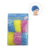 6x  Gorros De Baño - Gorro Para Ducha - Colores