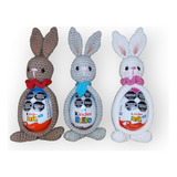 Conejo Huevo De Pascua Amigurumi Crochet X 1u