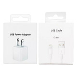 Cargador Adaptador Para Apple  iPhone 11 12 Xr Xs Max  + Usb