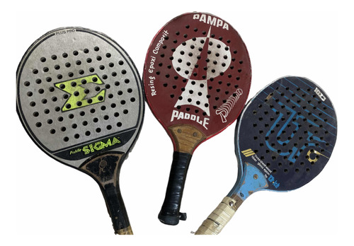 Paletas De Padel De Madera De Los Años 90