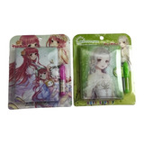 Pack 2 Diarios Con Bolígrafo Mini Princesas Anime Kawaii