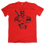 Remera Deadpool Superhéroe Comic Unisex 100% Algodón 