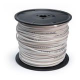 Cable Flexible Automotriz Calibre 12 Blanco Carrete 100 Mts