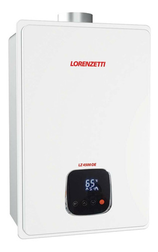 Aquecedor A Gás Gn Lorenzetti Lz 4500de Branco 127v/220v