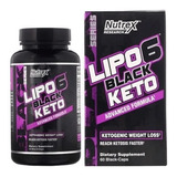 Nutrex Reductor De Grasa Termogenico Black Keto 60cp Entrena