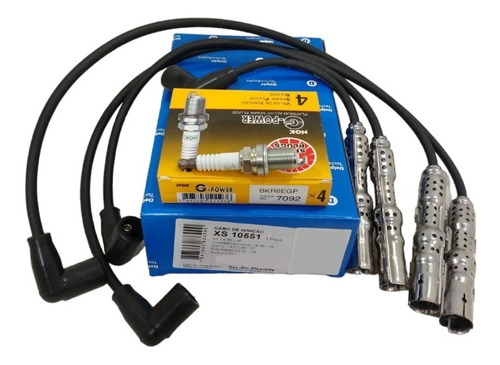 Kit Cables Delphi + Bujías Ngk Platino Vw Bora 2.0 8v