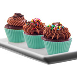 12 Capacillos Silicon Reutilizable Cupcake Muffin Mantecada
