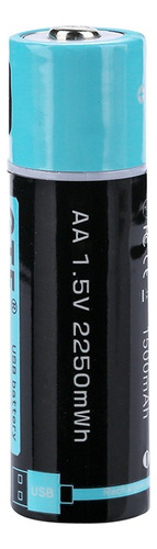 Pilha Recarregável Li-polímero Aa 1,5v 1500mah C/micro Usb