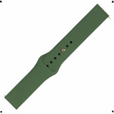 Pulseira Borracha 20mm Amazfit Gts 2 3 4 Mini Galaxy Active Cor Verde Largura 20 Mm