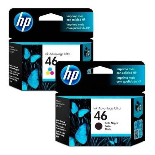 Pack Tinta Hp 46 Original