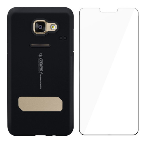 Funda Uso Rudo Guardful Para Samsung A3 2016 + Vidrio