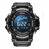 Reloj Smael 8082 Deportivo Táctico Uso Rudo Impermeable Negr